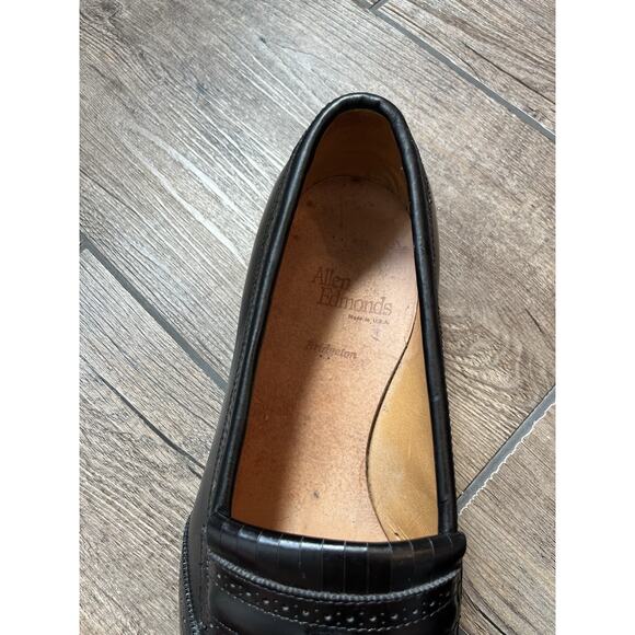 Allen Edmonds Bridgeton Black Leather Tassel Loafers Men’s‎ Size 10D - Picture 6 of 8